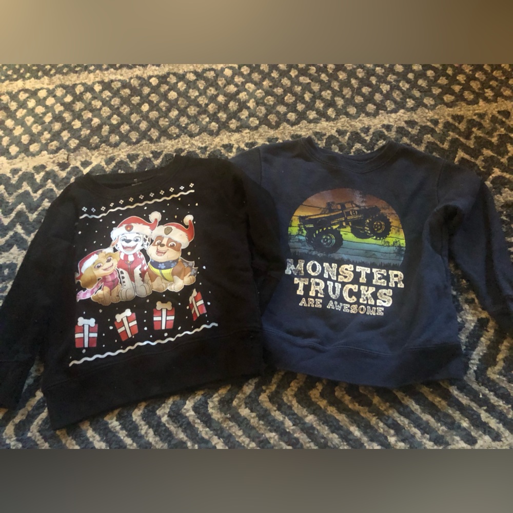 2t sweatshirts holiday Paw Patrol